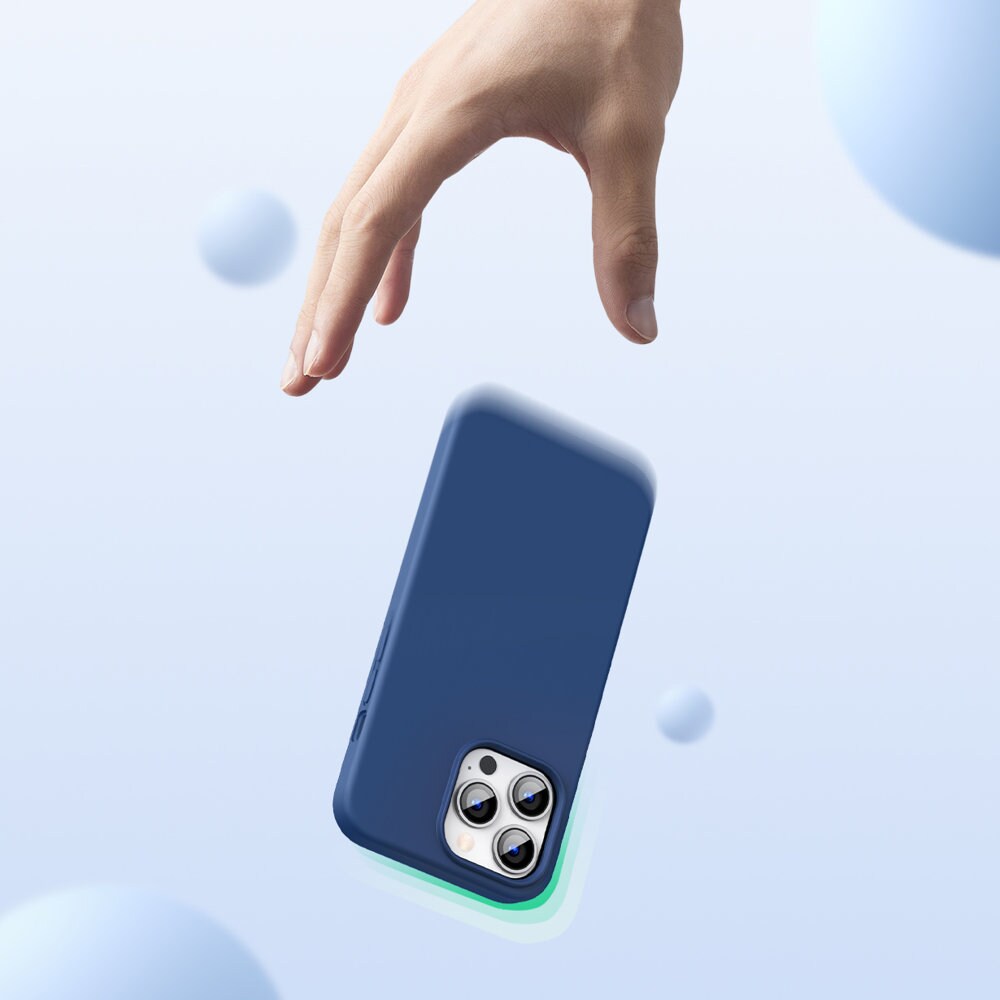 Ugreen Beskyttende silikoneetui gummi fleksibelt silikoneetui cover til iPhone 13 Pro blå