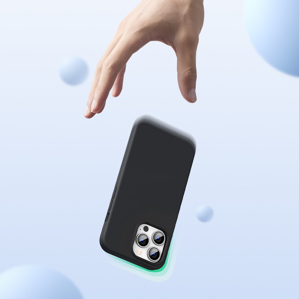 Ugreen Beskyttende silikoneetui gummi fleksibelt silikoneetui cover til iPhone 13 Pro Max sort