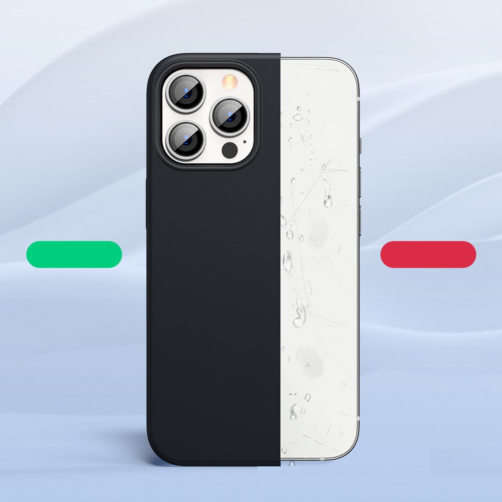 Ugreen Beskyttende silikoneetui gummi fleksibelt silikoneetui cover til iPhone 13 Pro Max sort