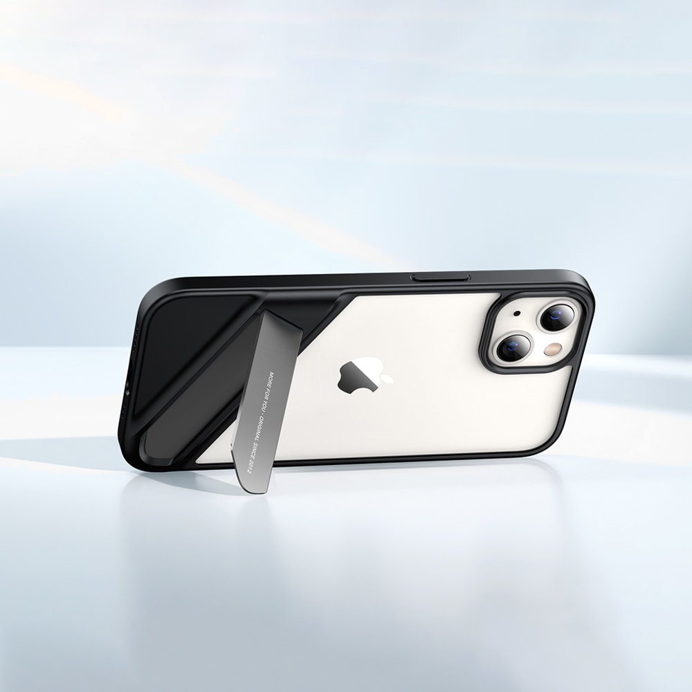 Ugreen Fusion Kickstand Case iPhone 13 Pro Hard Cover med geleramme og stander sort (90153)