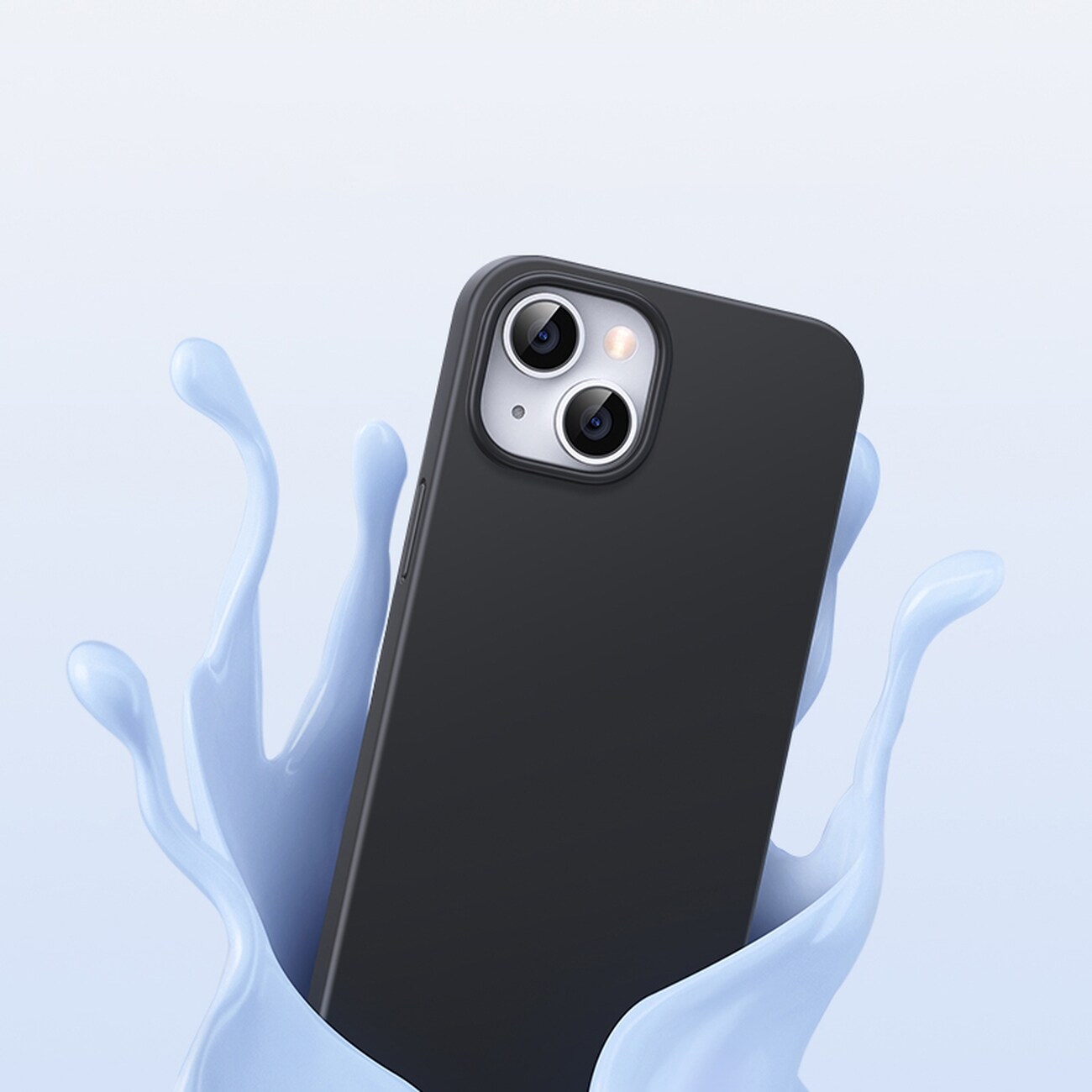 Ugreen LP626 Silky Silikone Beskyttelsesetui til iPhone 14 Plus Sort (90920)