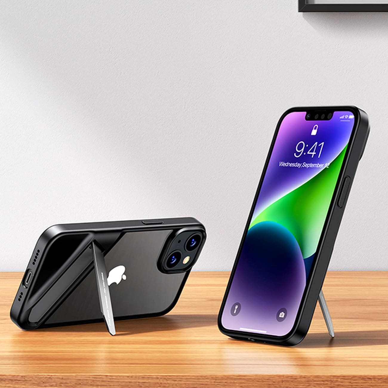 Ugreen LP634 Kickstand Hard Cover med geleramme og stativ til iPhone 14 Plus (90925)
