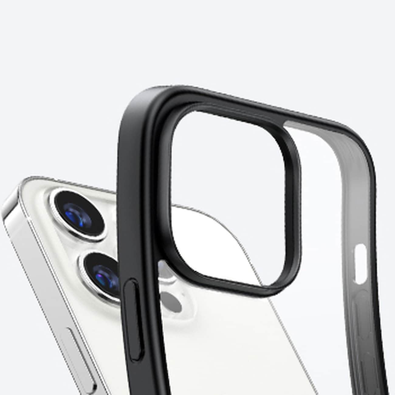 Ugreen LP635 Kickstand Hard Cover med geleramme til iPhone 14 Pro - Sort (90926)