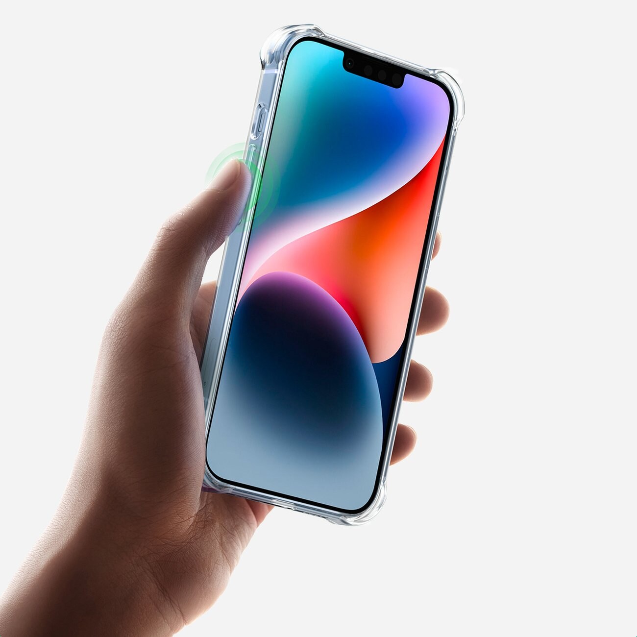Ugreen Gel Bright Cushion beskyttelsesetui til iPhone 14 Plus Transparent (LP602)