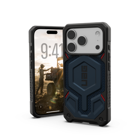 UAG Monarch Pro MagSafe-etui til iPhone 17 Pro - marineblå
