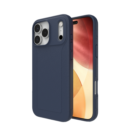 ZAGG Luxe Snap MagSafe-etui til iPhone 17 Pro Max - marineblå