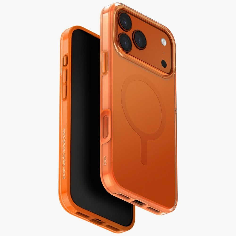 Uniq Clario Magclick opladningsetui til iPhone 17 Pro Max - Orange
