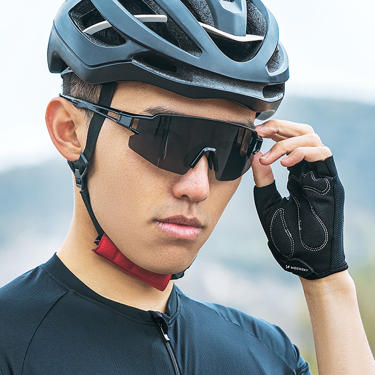 Wozinsky WRR-02XL cykelhandsker størrelse XL - grå
