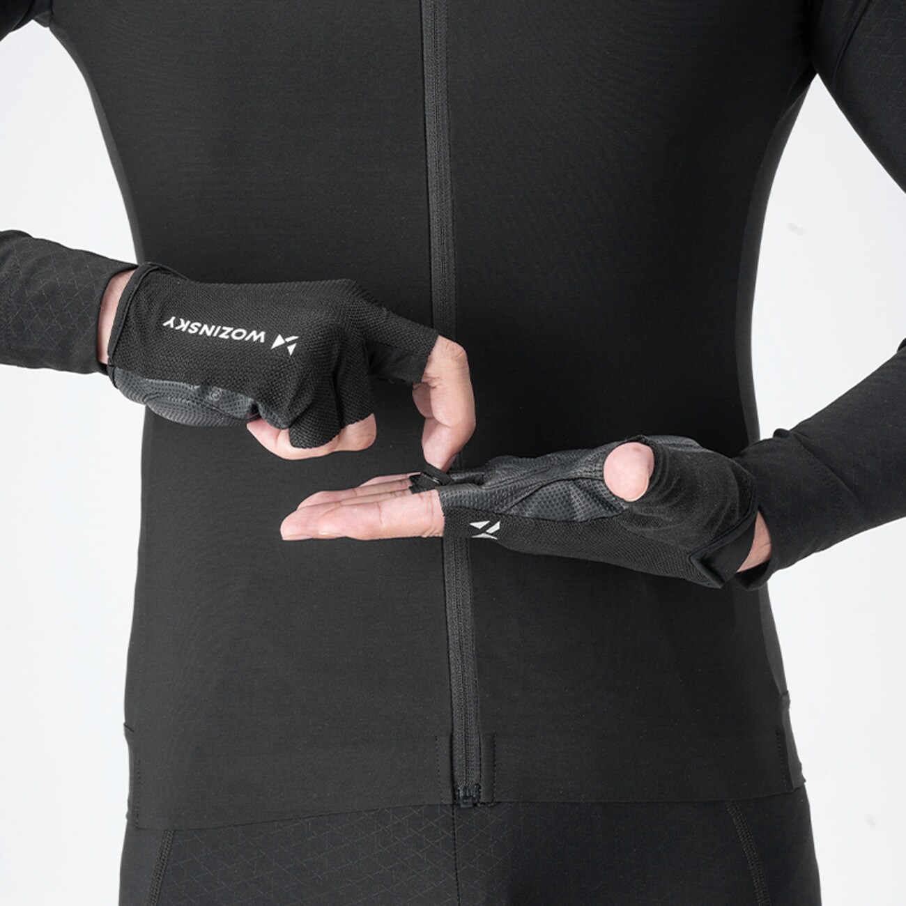 Wozinsky WRR-01XL Cykelhandsker Størrelse XL - Sort