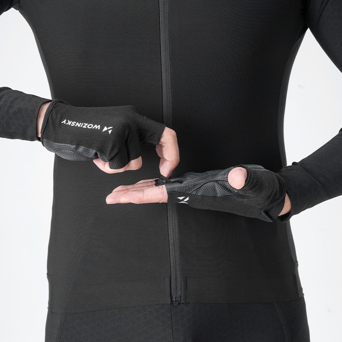 Wozinsky WRR-01L cykelhandsker størrelse L - sort