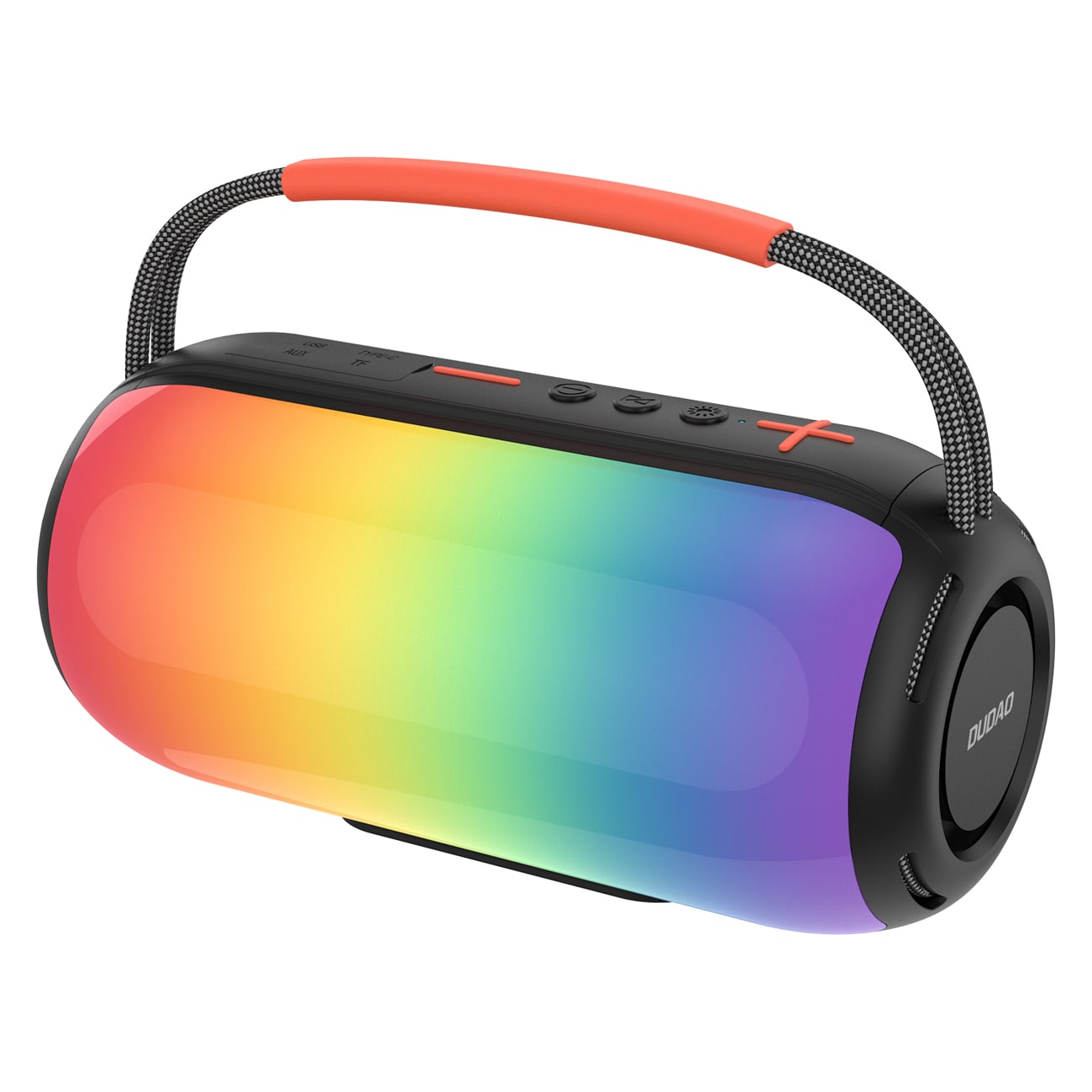 Dudao Y21 trådløs højttaler med RGB-baggrundsbelysning Bluetooth 5.3 - Sort