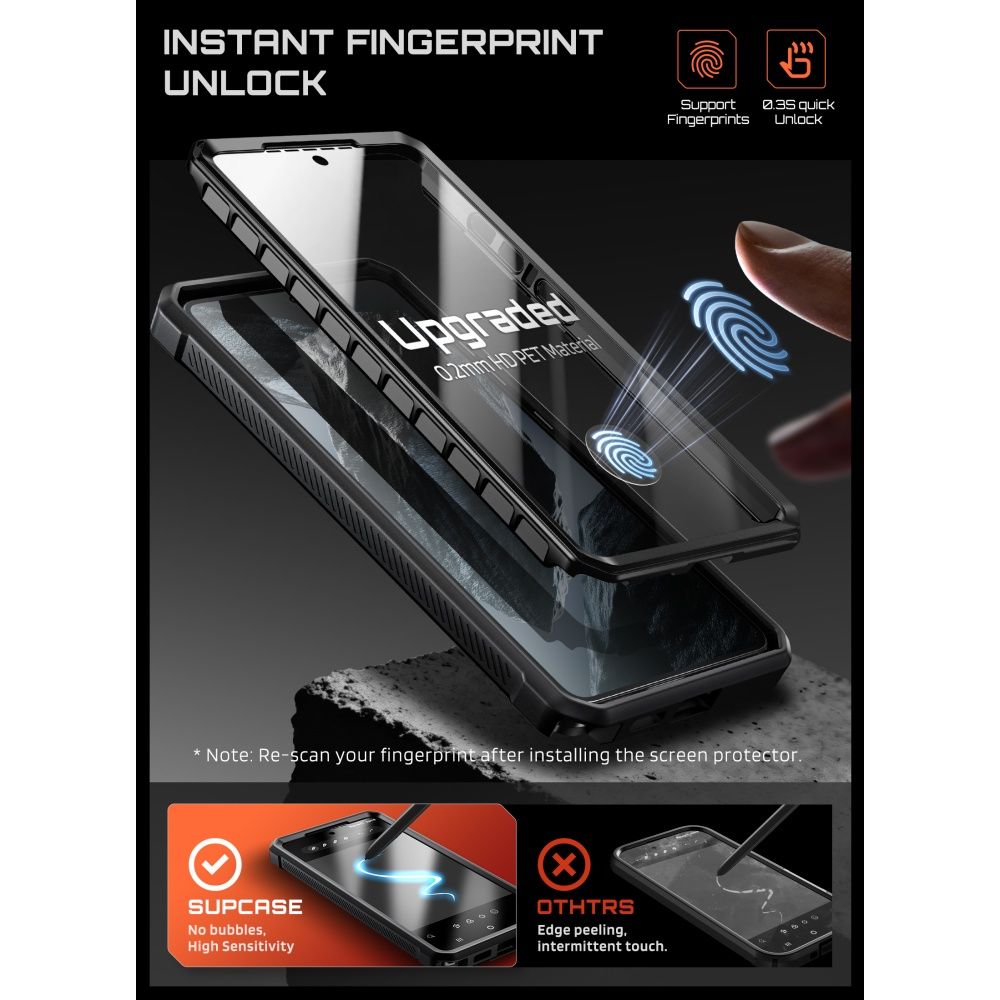 Supcase Unicorn Beetle Pro Mag MagSafe 2-sæt etui til Samsung Galaxy S26 Ultra - Sort