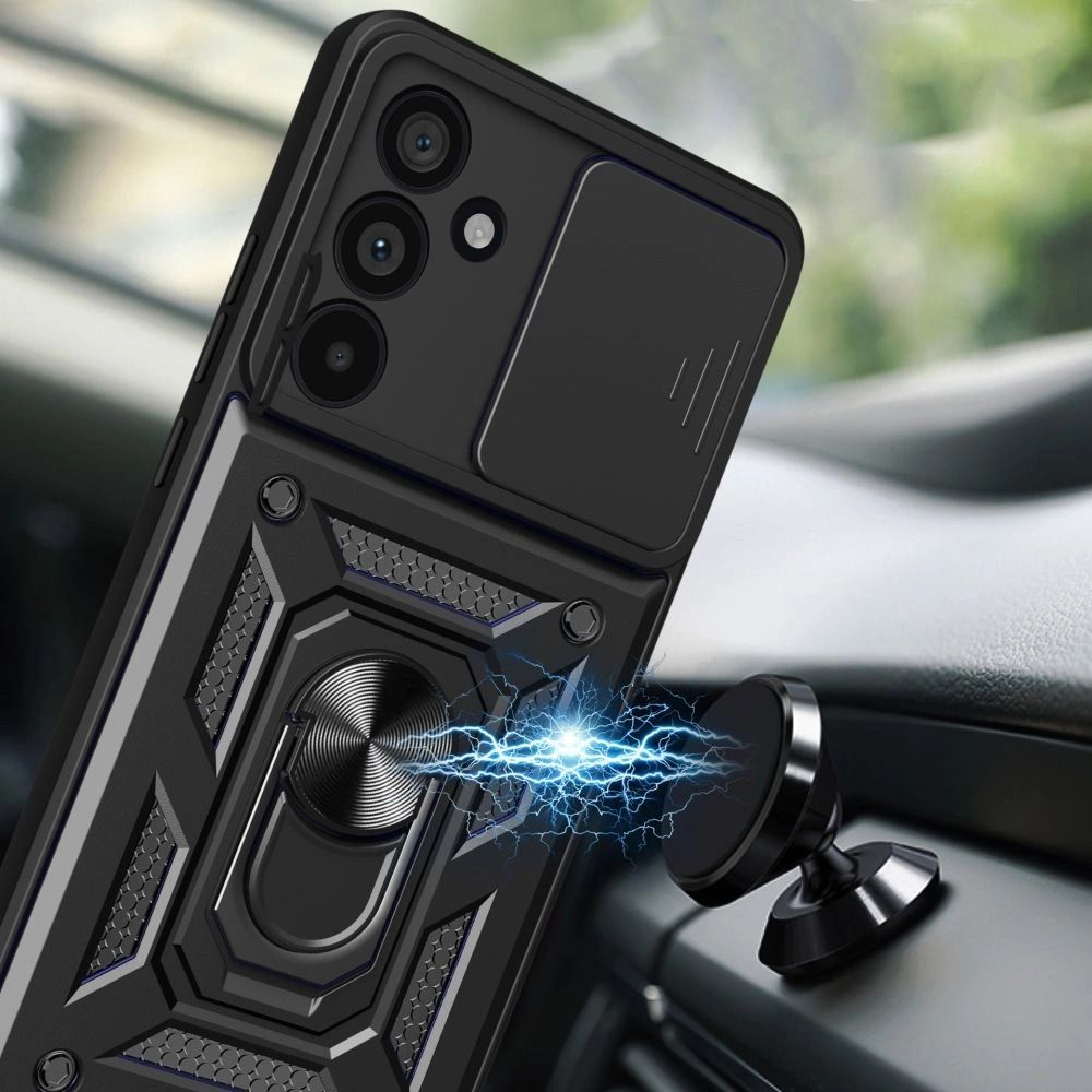 Tech-Protect CamShield Pro-etui til Samsung Galaxy A57 5G - Sort