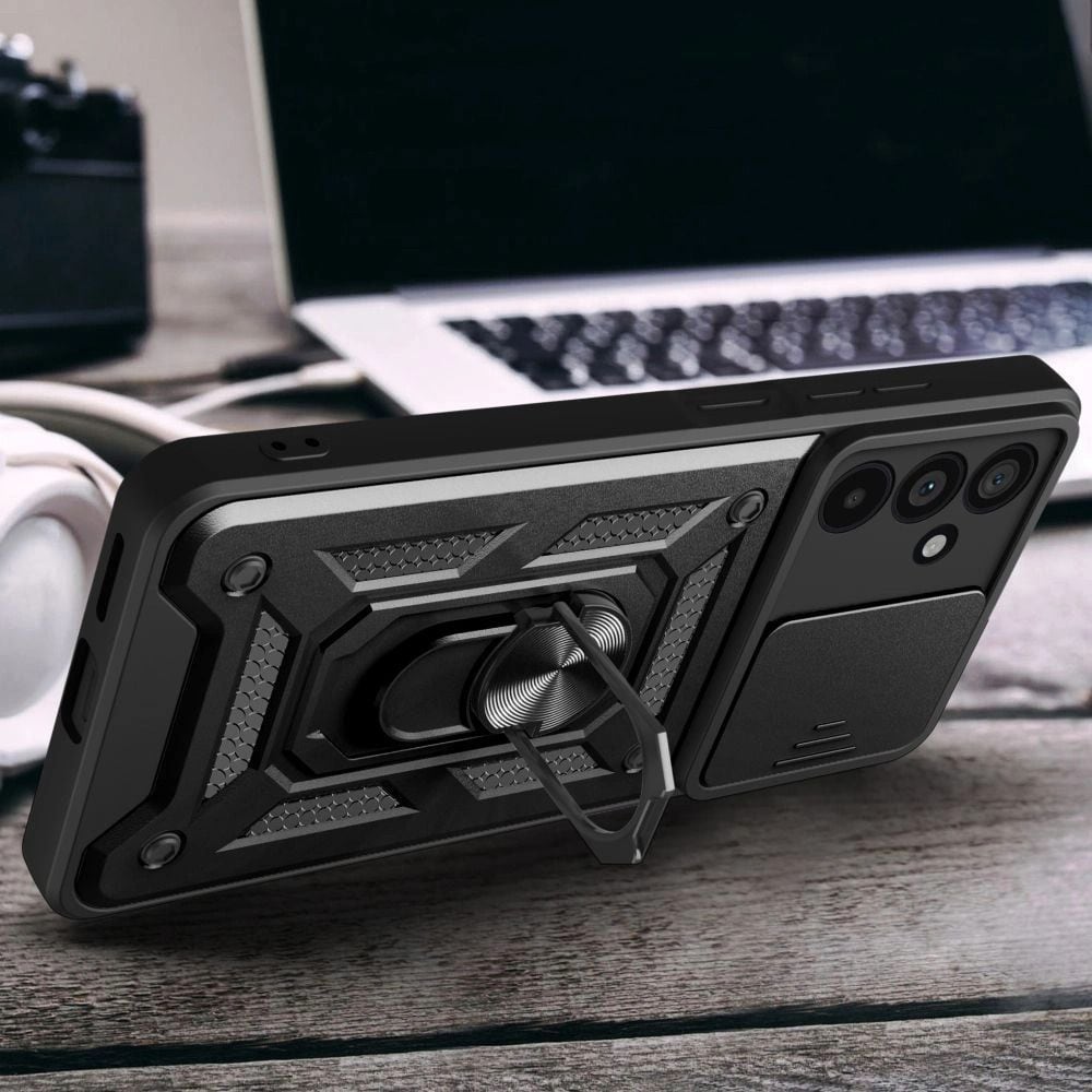 Tech-Protect CamShield Pro-etui til Samsung Galaxy A57 5G - Sort
