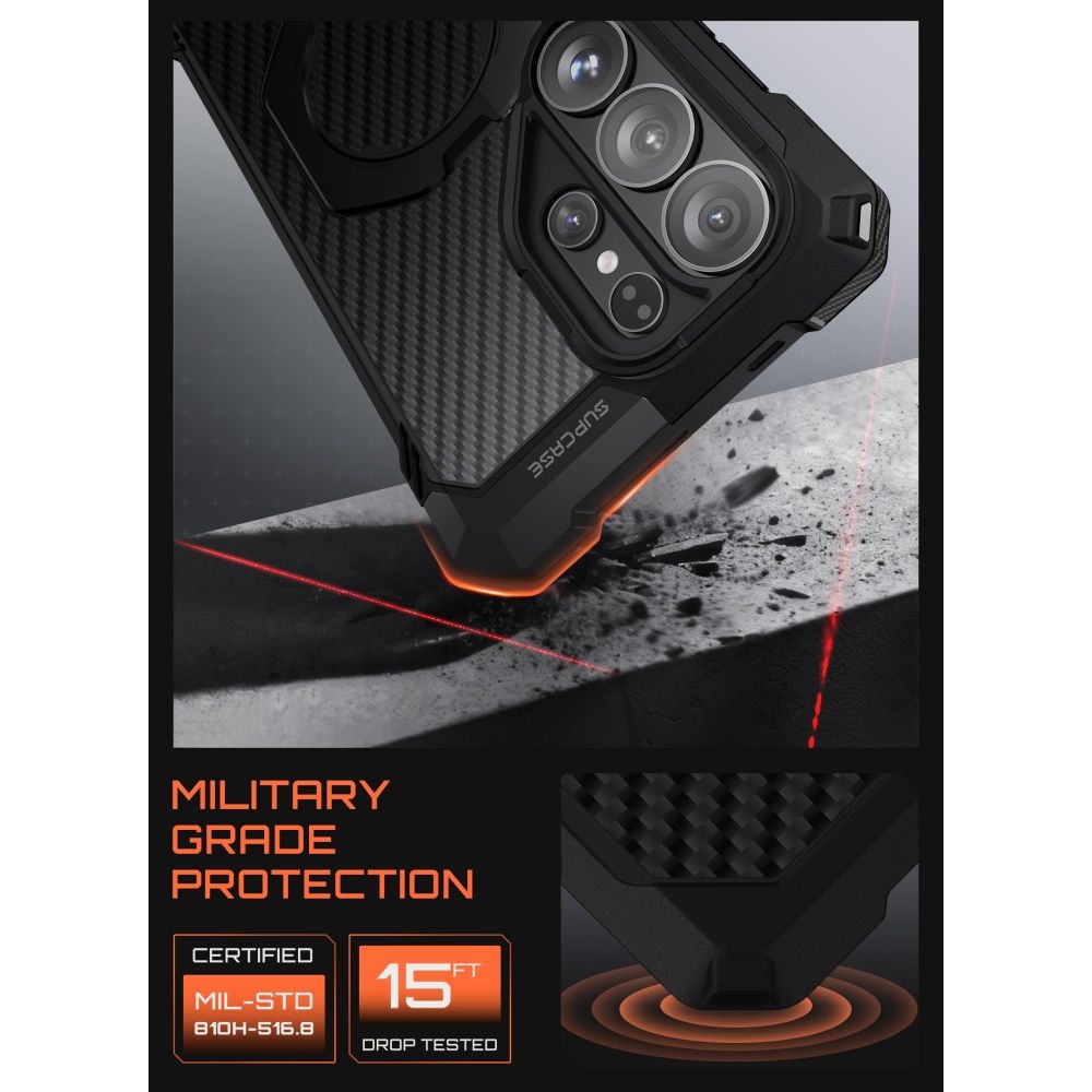 Supcase UB Grip Mag MagSafe-etui til Samsung Galaxy S26 Ultra - Sort
