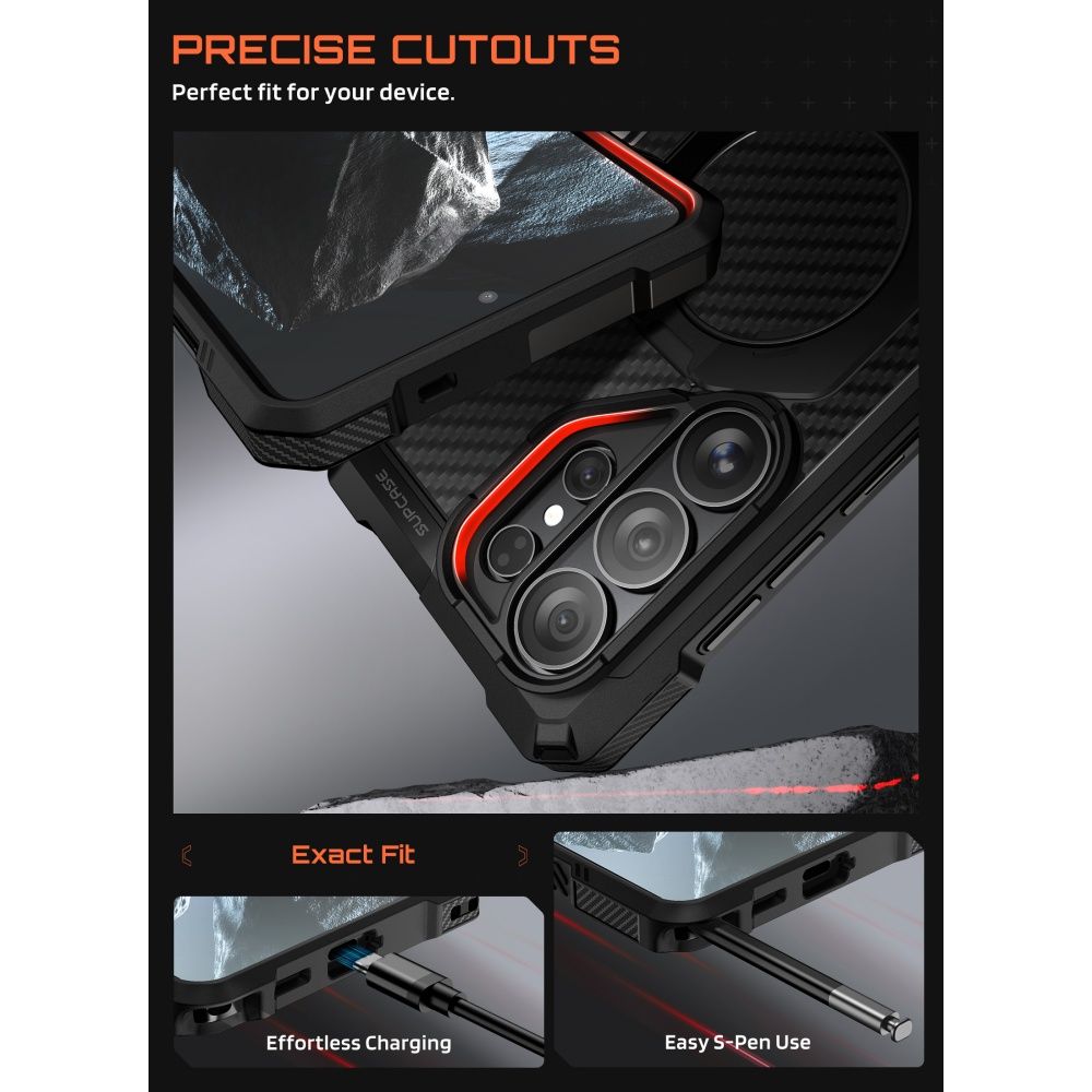 Supcase UB Grip Mag MagSafe-etui til Samsung Galaxy S26 Ultra - Sort