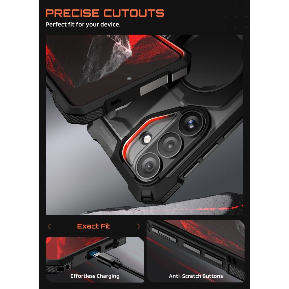 Supcase UB Grip Mag MagSafe-etui til Samsung Galaxy S26 - Sort