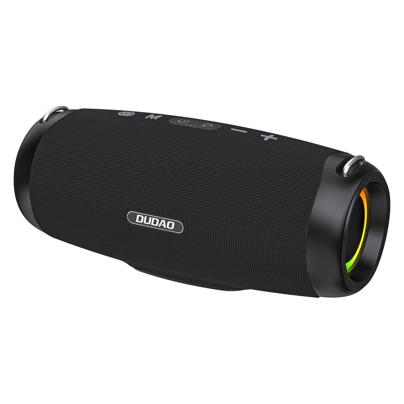 Dudao Y21Pro trådløs højttaler med RGB-baggrundsbelysning Bluetooth 5.3 - Sort