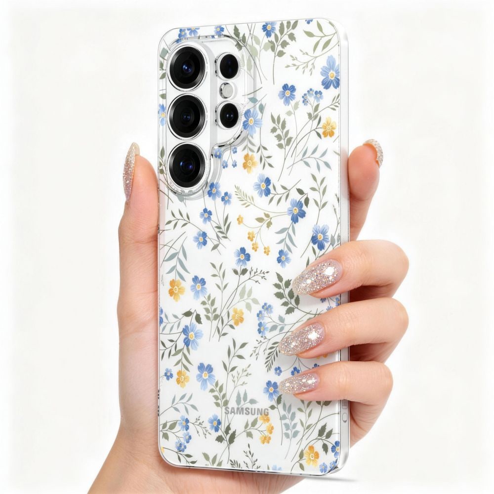 Tech-Protect FlexAir-etui til Samsung Galaxy S26 Ultra - farverige blomster