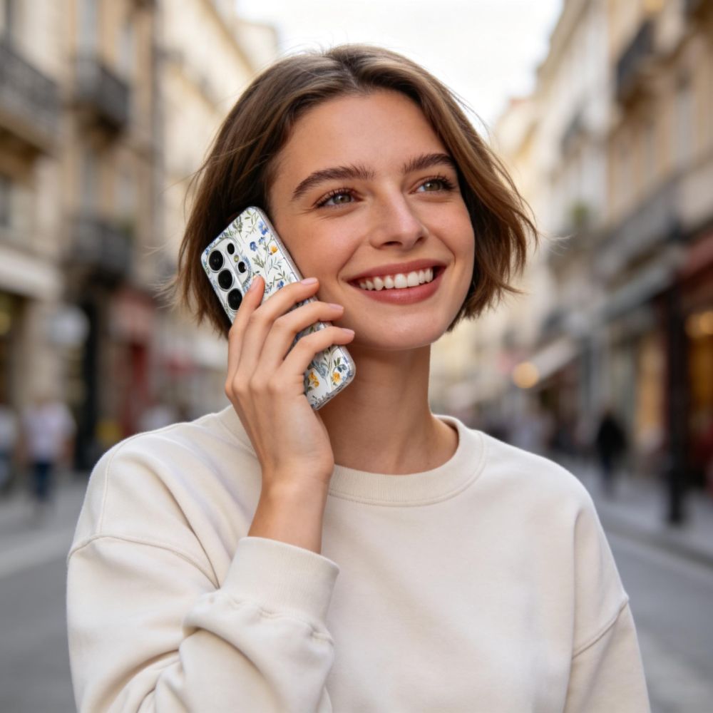 Tech-Protect FlexAir-etui til Samsung Galaxy S26 Ultra - farverige blomster