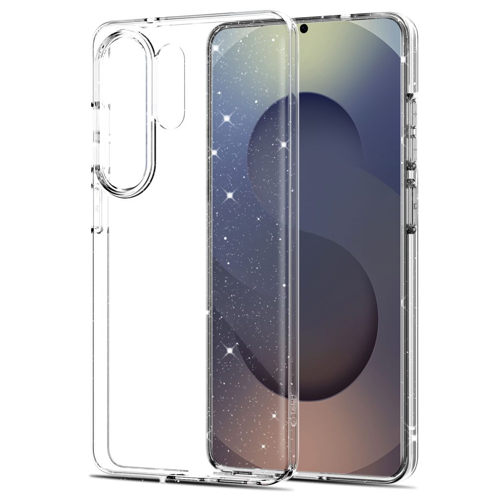 Tech-Protect FlexAir-etui til Samsung Galaxy S26 Ultra - Klar og glitter