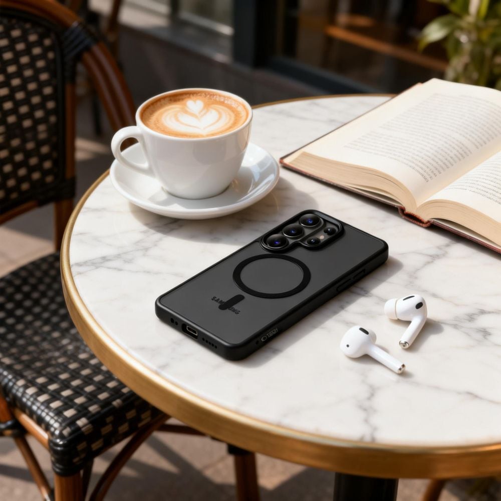 Tech-Protect Magmat MagSafe-etui til Samsung Galaxy S26 Ultra - Sort