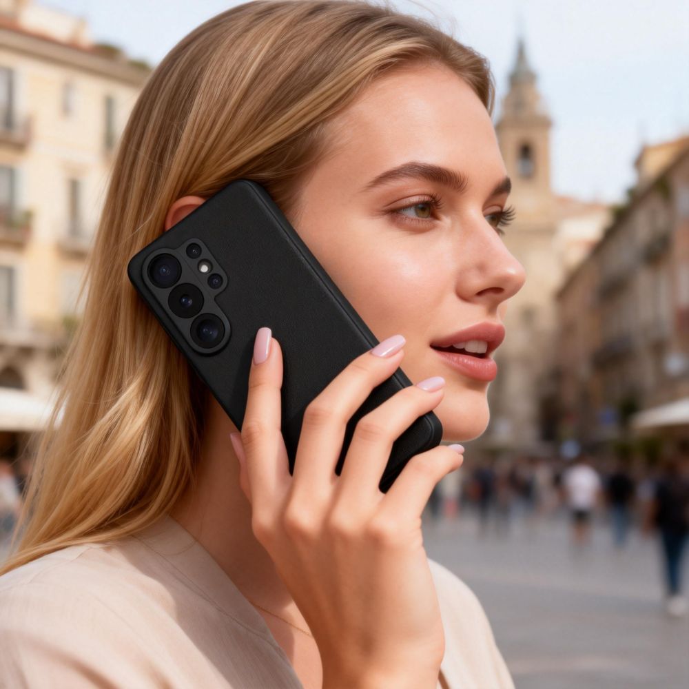 Tech-Protect Smart Wallet-etui til Samsung Galaxy S26 Ultra - Sort