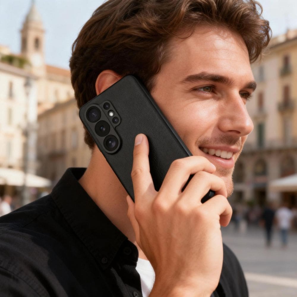 Tech-Protect Smart Wallet-etui til Samsung Galaxy S26 Ultra - Sort