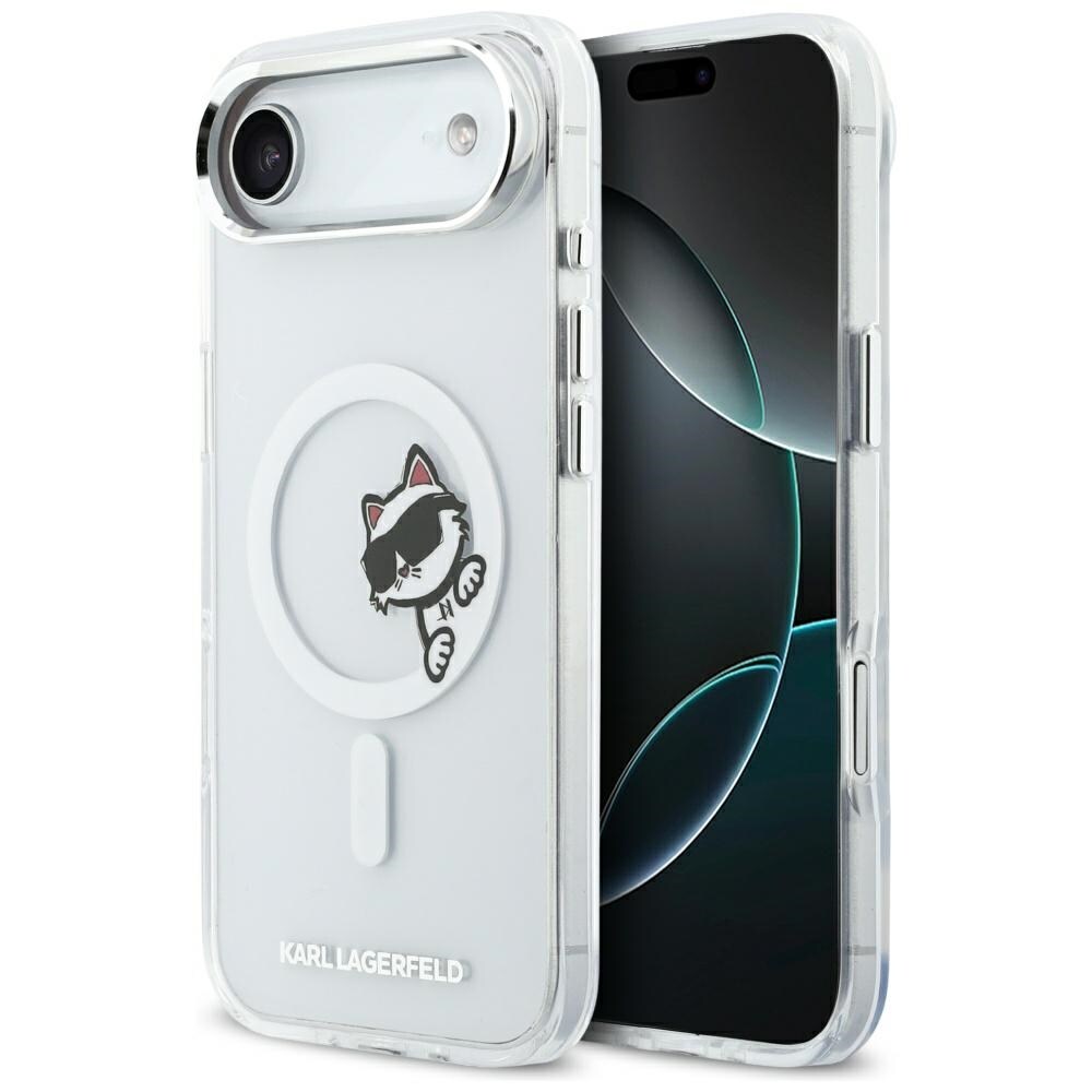 Karl Lagerfeld IML Peekaboo MagSafe-etui til iPhone Air - Klar