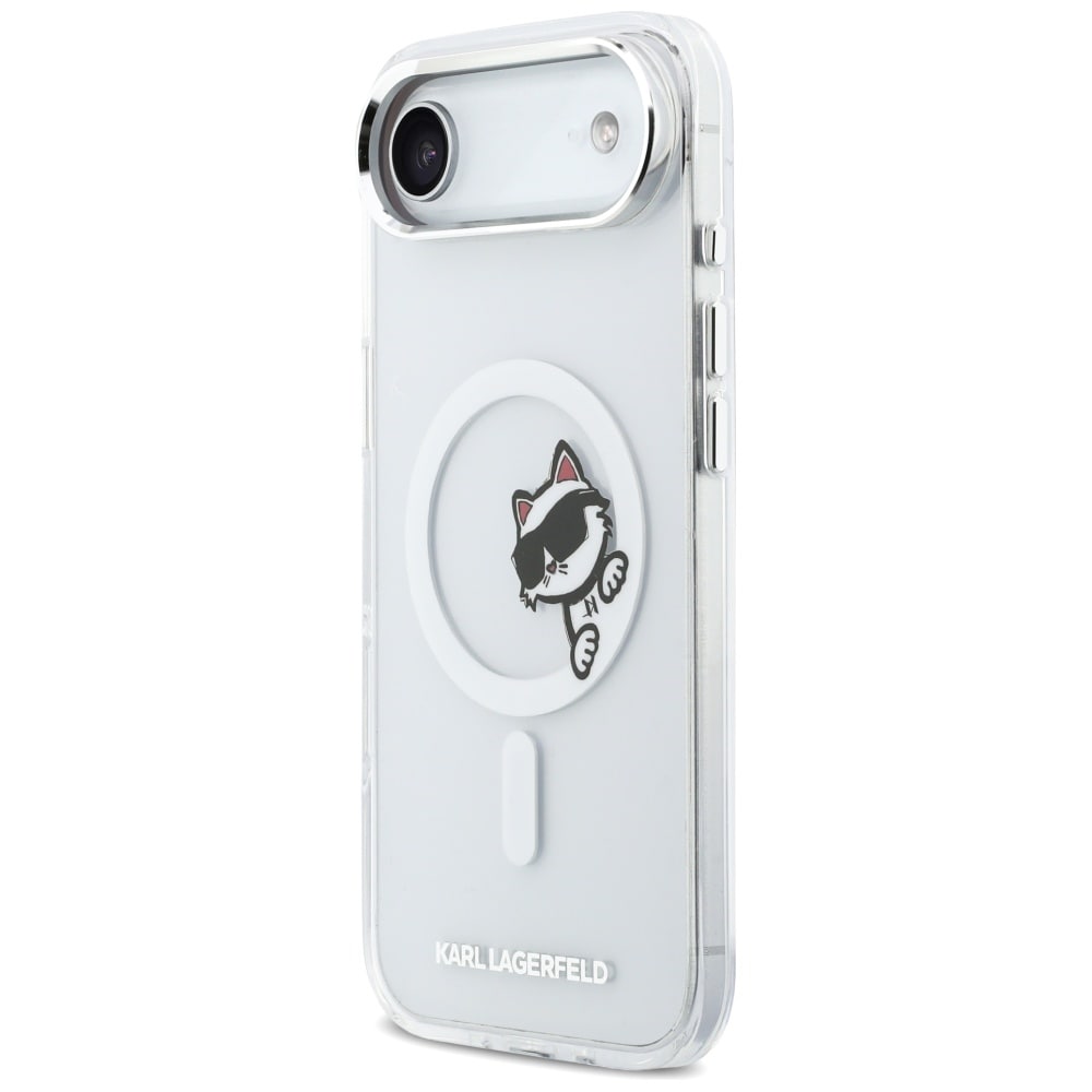 Karl Lagerfeld IML Peekaboo MagSafe-etui til iPhone Air - Klar