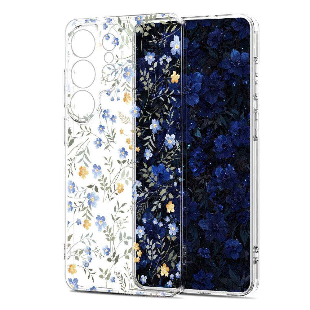 Tech-Protect FlexAir-etui til Samsung Galaxy S26 - farverige blomster