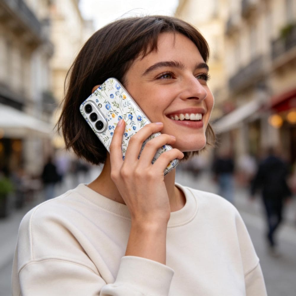 Tech-Protect FlexAir-etui til Samsung Galaxy S26 - farverige blomster