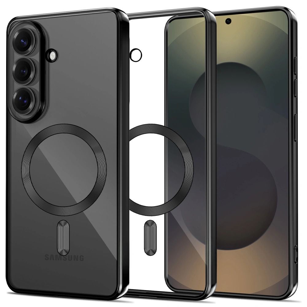 Tech-Protect MagFlex-etui til Samsung Galaxy S26 - gennemsigtig sort