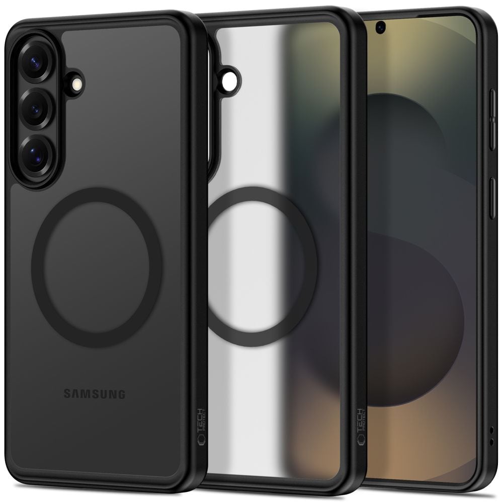 Tech-Protect MagPeak MagSafe-etui til Samsung Galaxy S26 - sort