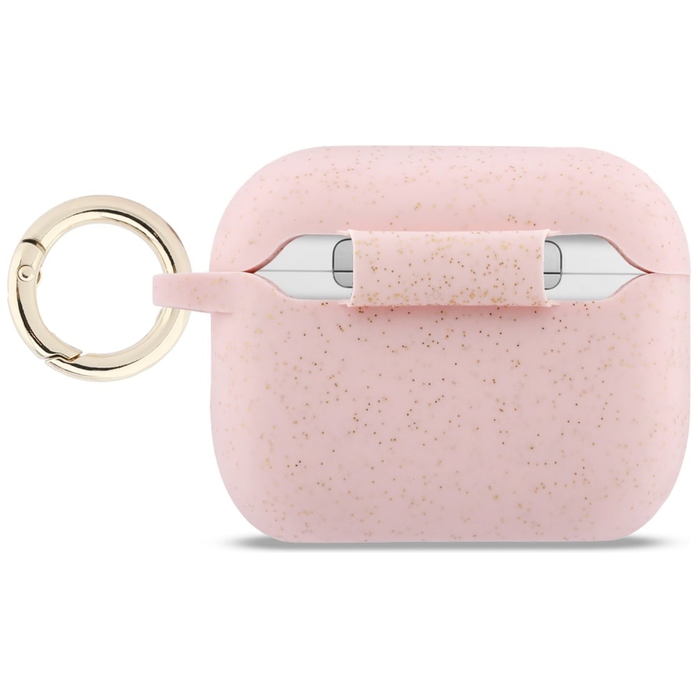 Guess Glitterring-etui i silikone til AirPods Pro 3 - Pink