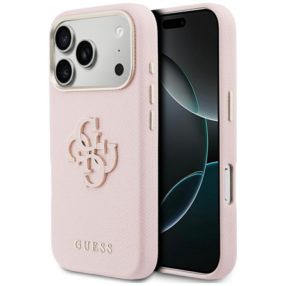 Guess FW Resin Logo Case til iPhone 17 Pro Max - Pink
