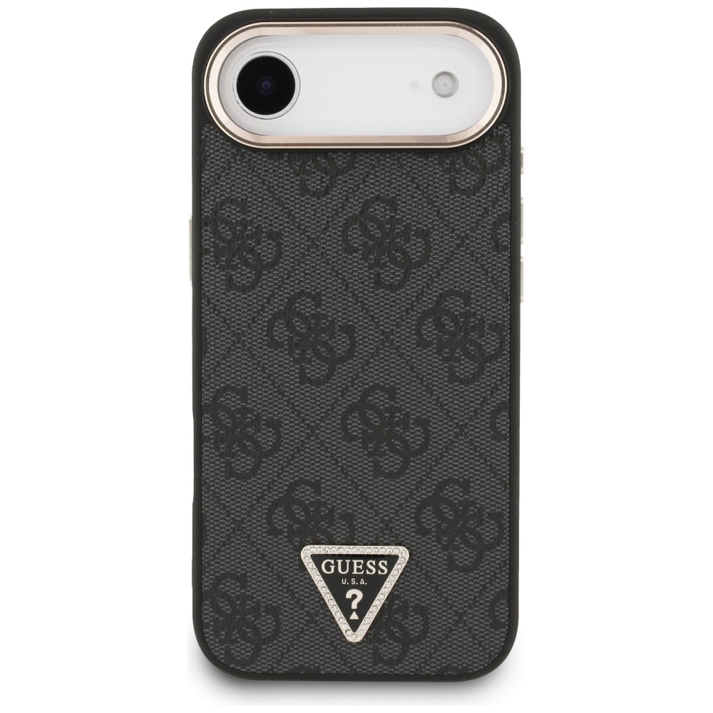 Guess 4G Triangle Logo MagSafe-etui til iPhone Air - sort og guld