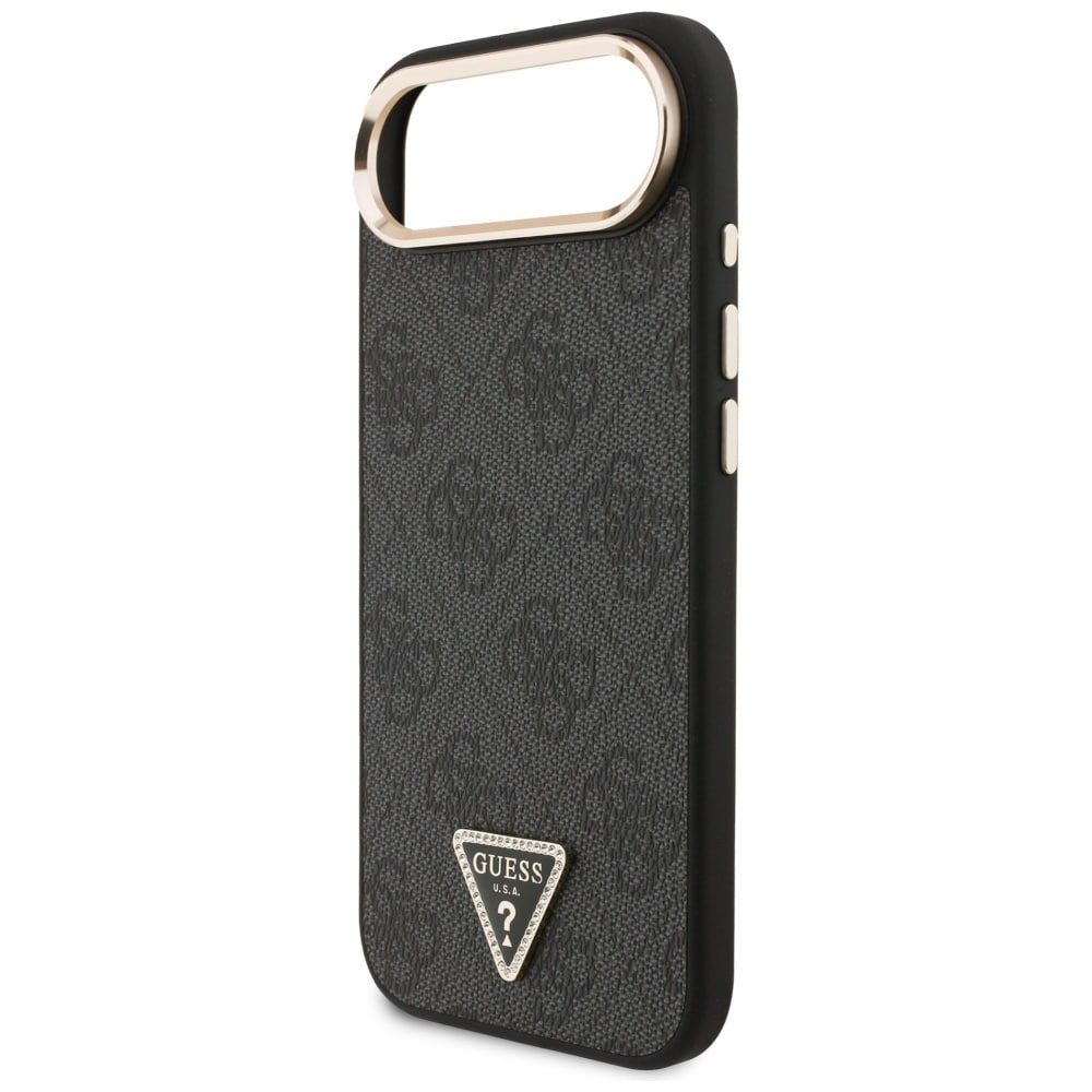 Guess 4G Triangle Logo MagSafe-etui til iPhone Air - sort og guld