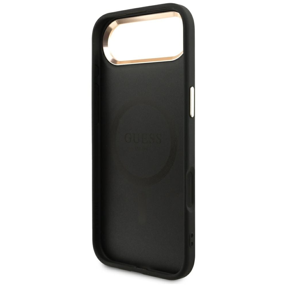 Guess 4G Triangle Logo MagSafe-etui til iPhone Air - sort og guld