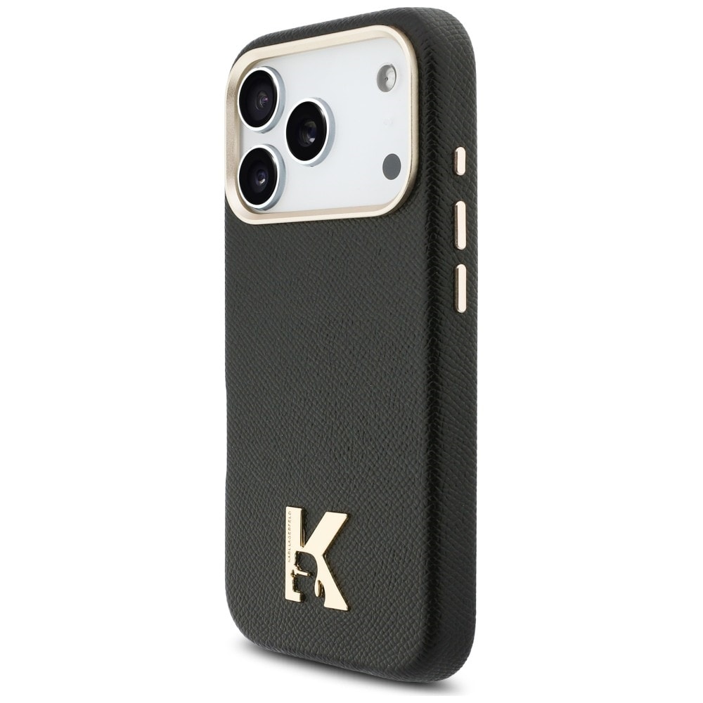 Karl Lagerfeld Karl Head Logo MagSafe-etui til iPhone 17 Pro - Sort