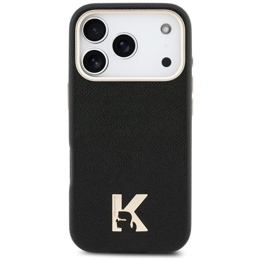 Karl Lagerfeld Karl Head Logo MagSafe-etui til iPhone 17 Pro - Sort