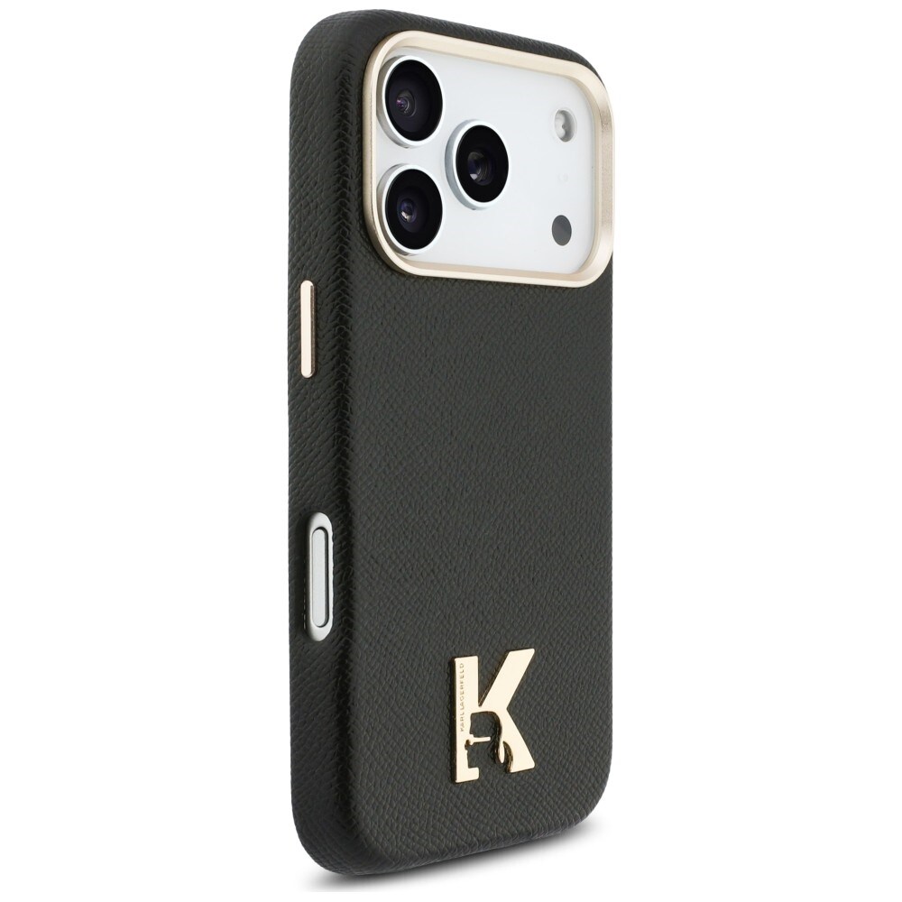 Karl Lagerfeld Karl Head Logo MagSafe-etui til iPhone 17 Pro - Sort