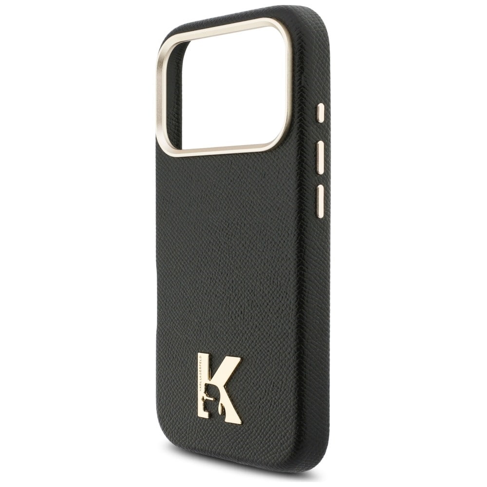 Karl Lagerfeld Karl Head Logo MagSafe-etui til iPhone 17 Pro - Sort