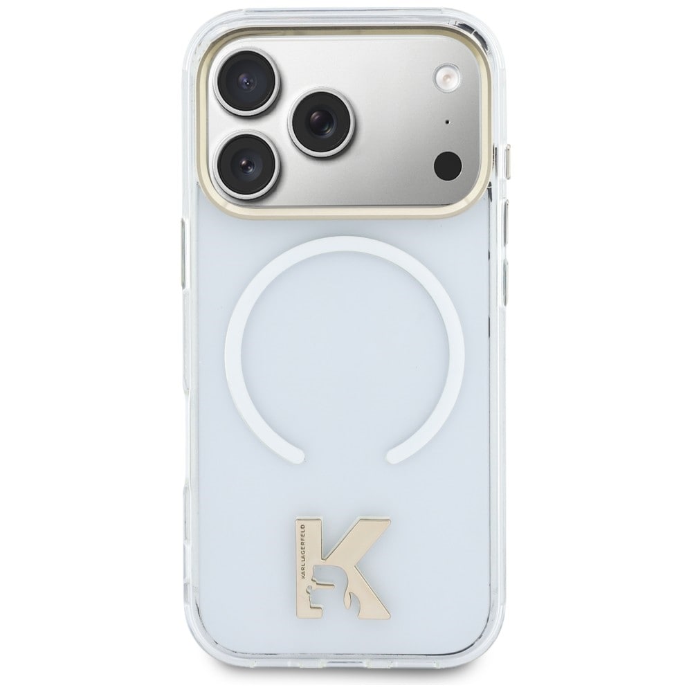 Karl Lagerfeld IML K Head Logo MagSafe-etui til iPhone 17 Pro - Klar