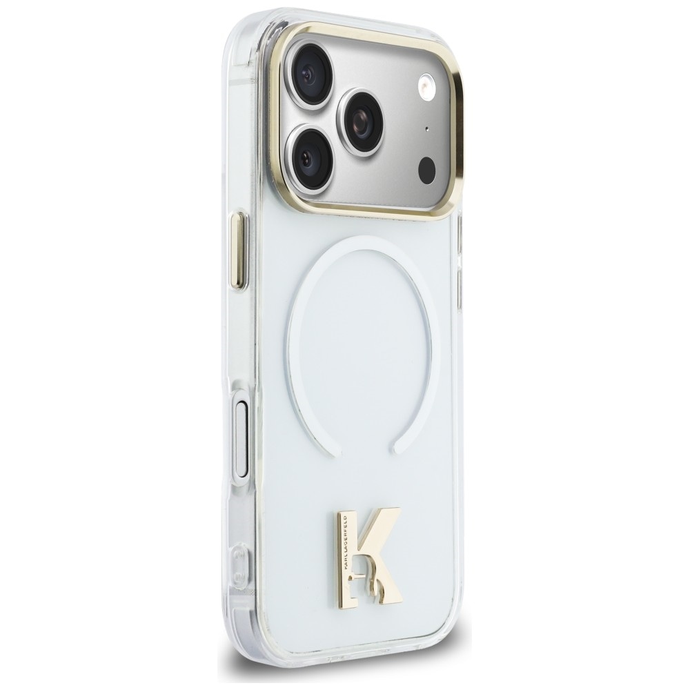 Karl Lagerfeld IML K Head Logo MagSafe-etui til iPhone 17 Pro - Klar