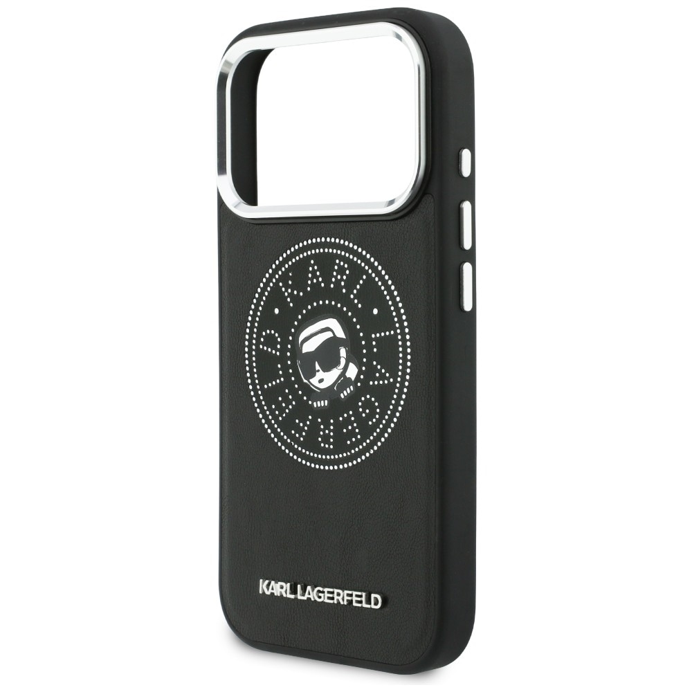 Karl Lagerfeld Point & Karl Sketch MagSafe-etui til iPhone 17 Pro - Sort