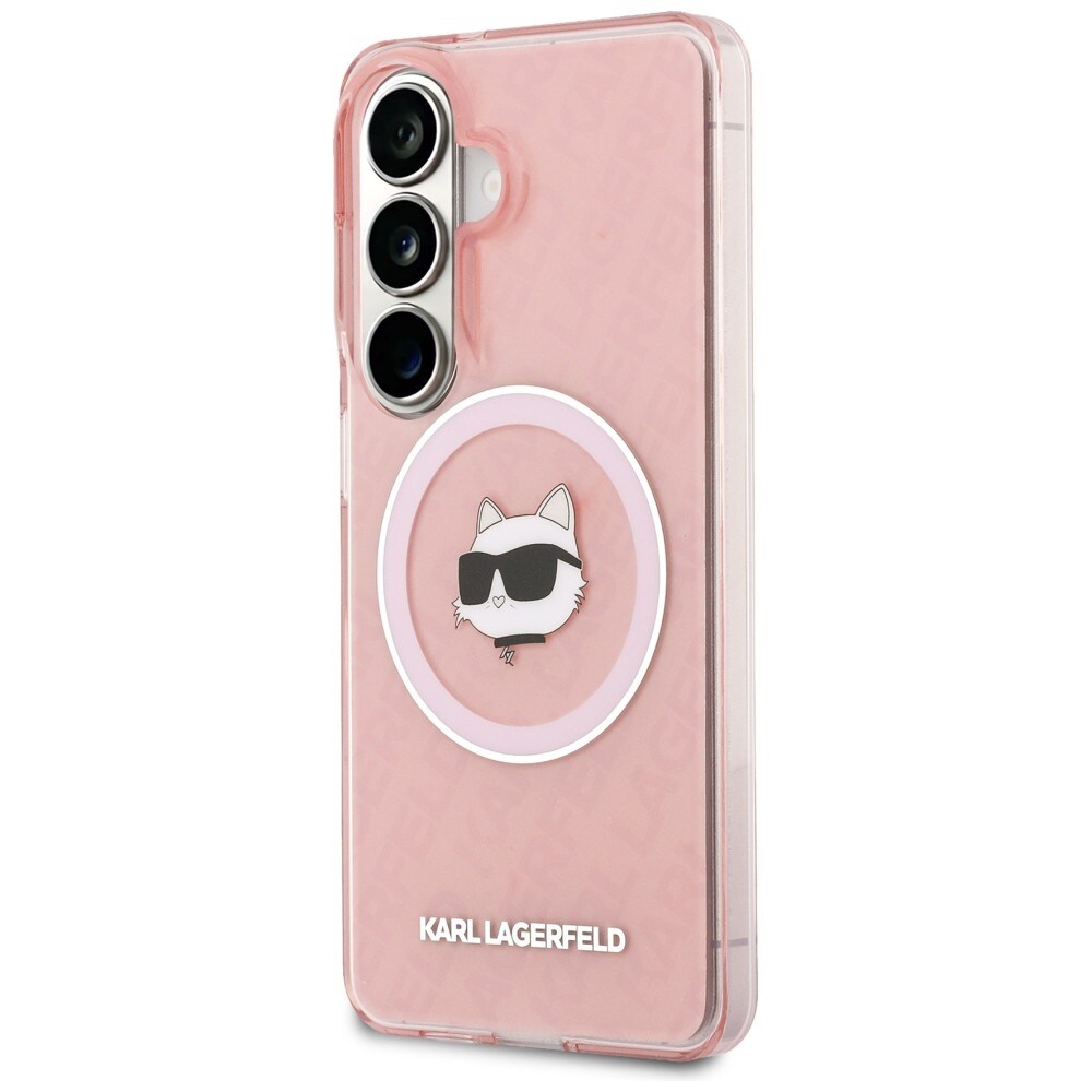 Karl Lagerfeld IML Repeated Choupette MagSafe-etui til Samsung Galaxy S26 Plus - Pink