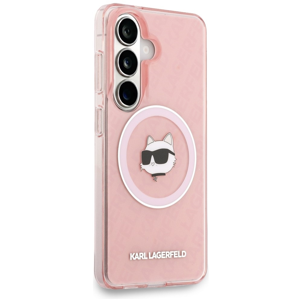 Karl Lagerfeld IML Repeated Choupette MagSafe-etui til Samsung Galaxy S26 Plus - Pink