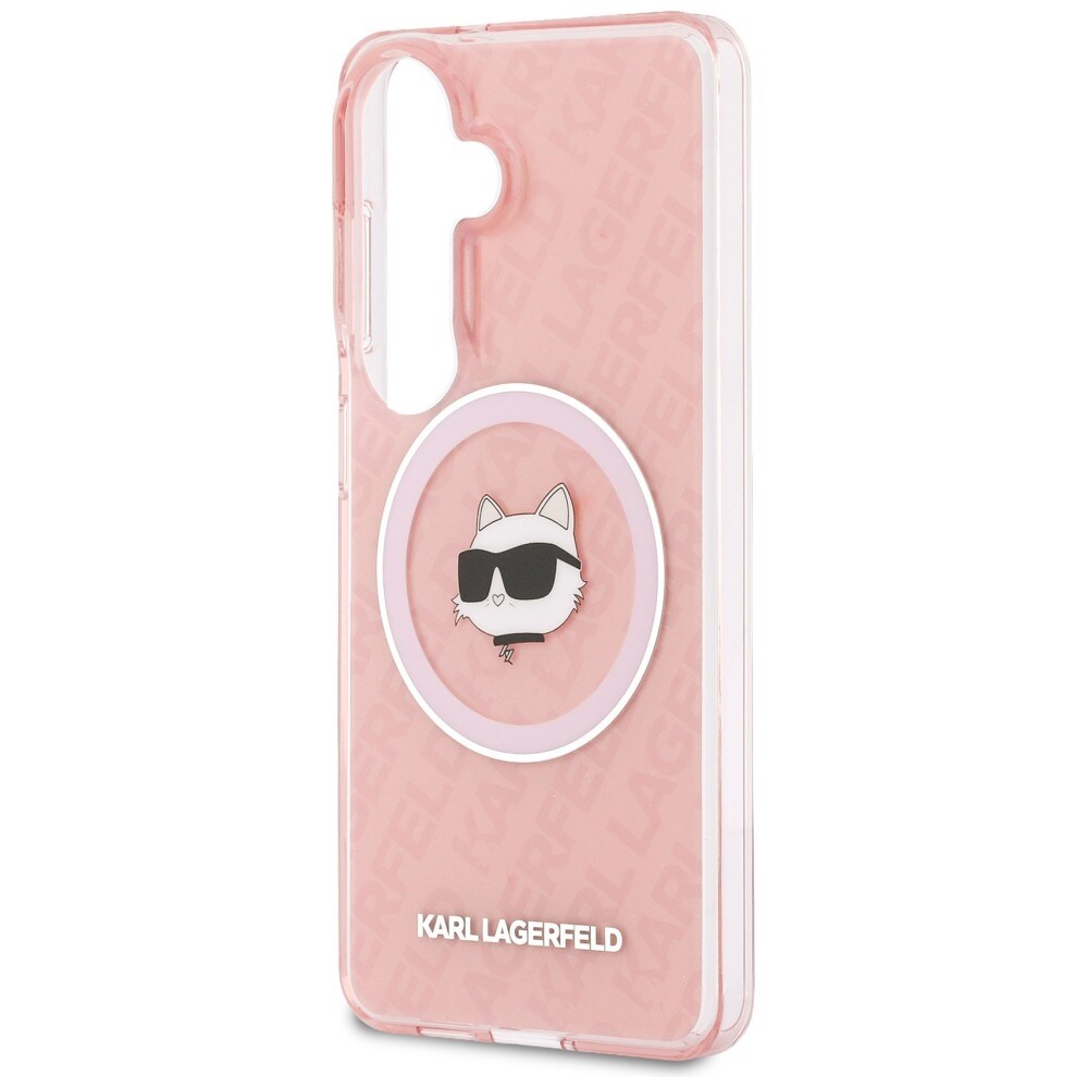 Karl Lagerfeld IML Repeated Choupette MagSafe-etui til Samsung Galaxy S26 Plus - Pink