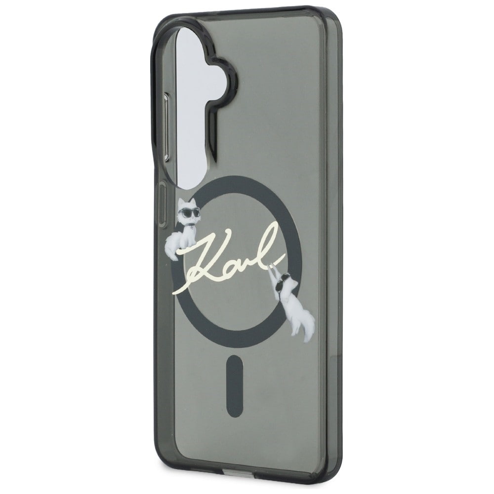 Karl Lagerfeld IML KC Script MagSafe-etui til Samsung Galaxy S26 - Sort
